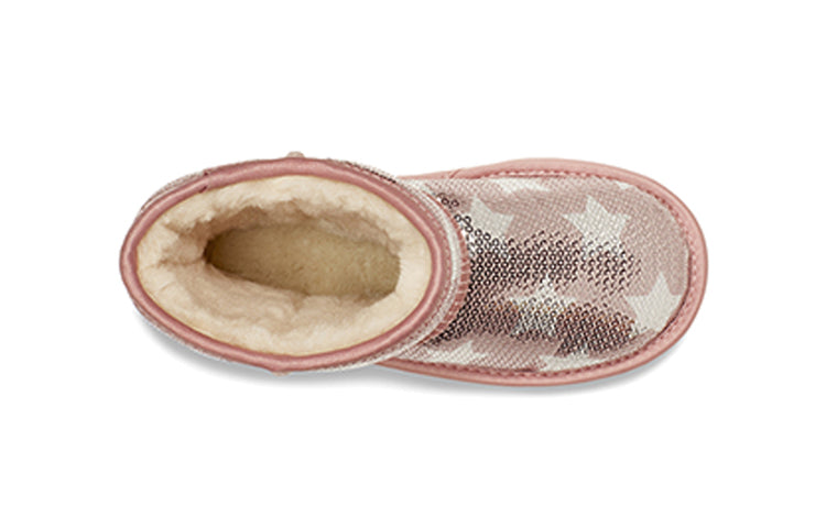 (PS) UGG Classic Short ll Sequin Star Pink 1107988T-PCRY