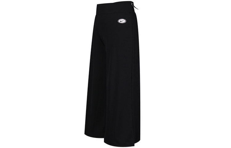(WMNS) Nike Sportswear Ribbed Knitting Trousers Black CU5357-010