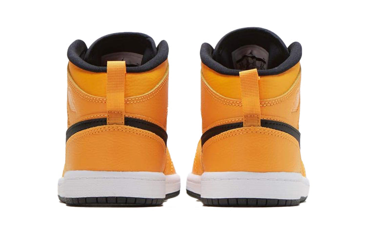 (PS) Air Jordan 1 Mid 'University Gold Black' 640734-700