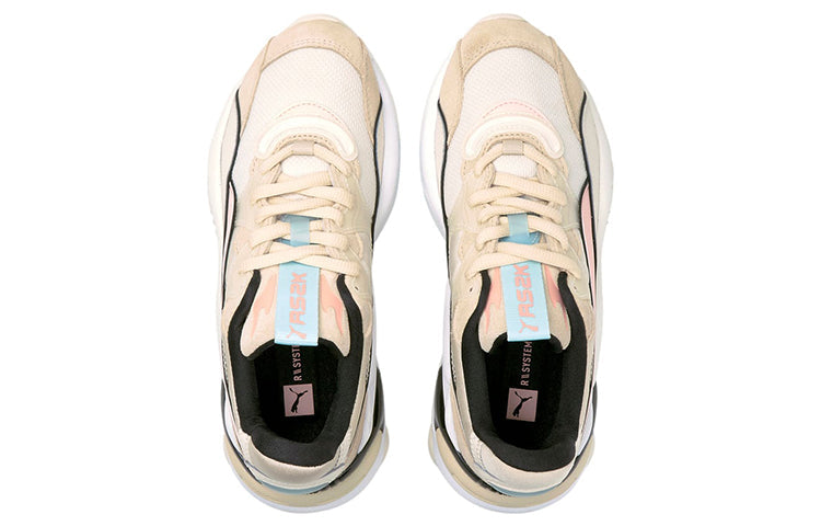 (WMNS) PUMA Rs-2K Metallic Sports Running Shoes For Khaki/Pink 375134-01