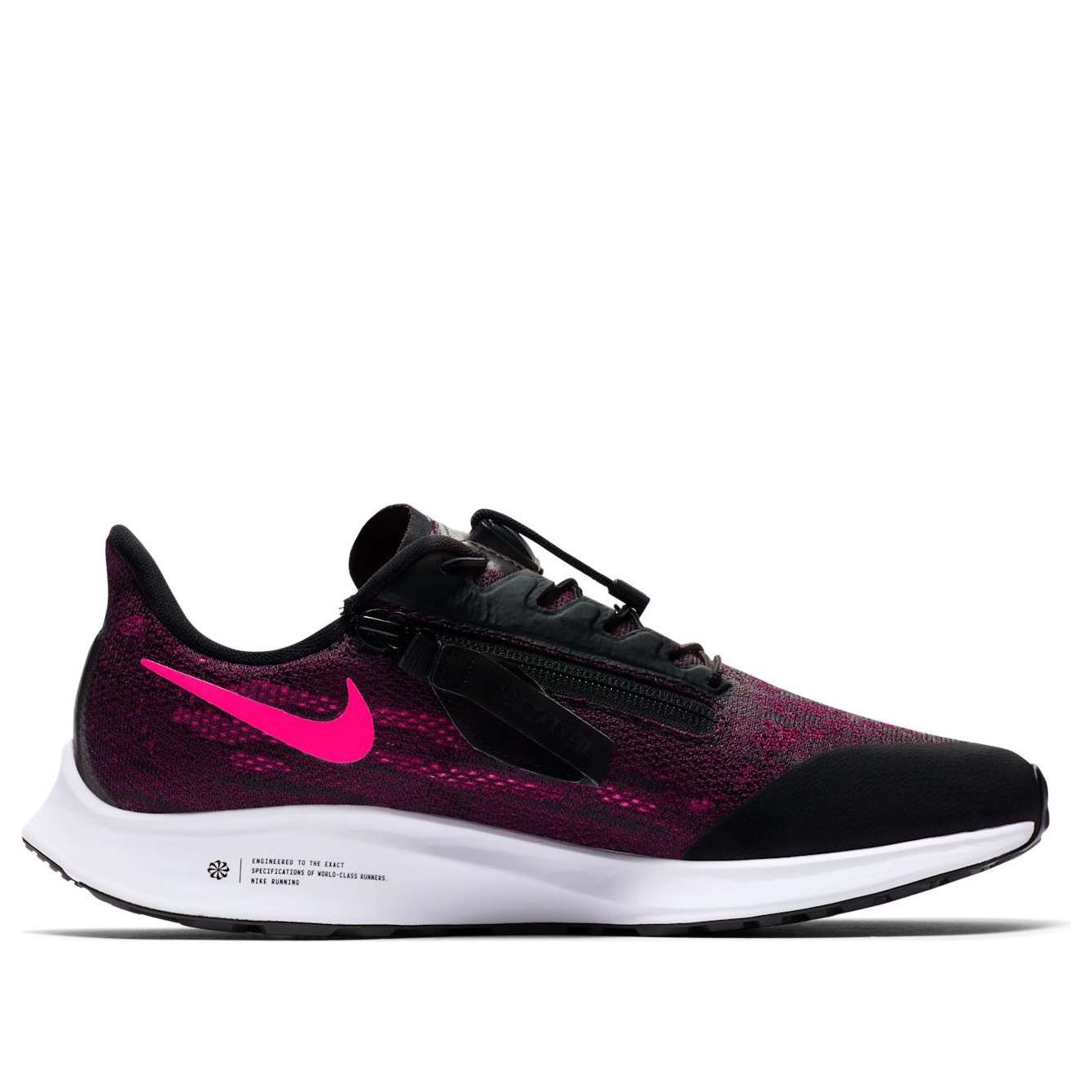 (WMNS) Nike Air Zoom Pegasus 36 FlyEase 'Black Pink' BV0614-003