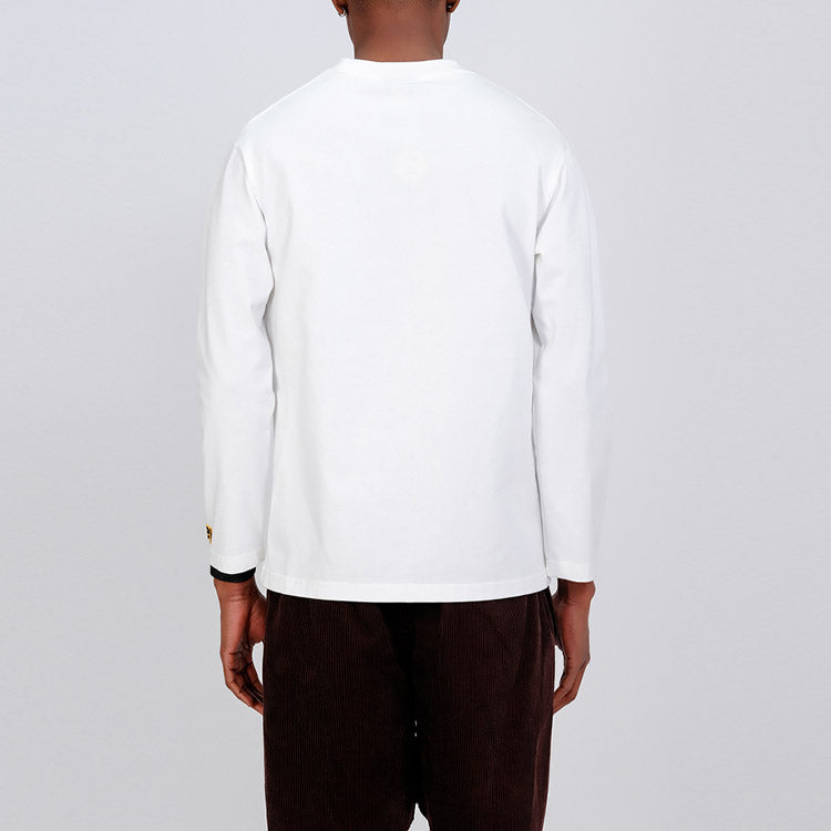 Drew House Secret Smiling Face Alphabet Long Sleeves Unisex White DR-SS20-005