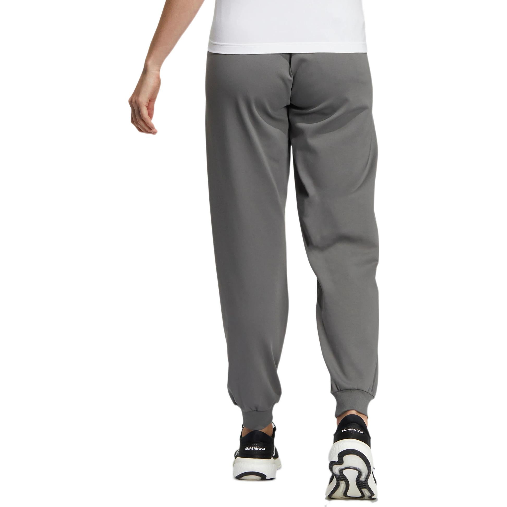 adidas Solid Color Logo Embroidered Pants Asia Sizing 'Grey' HZ7063