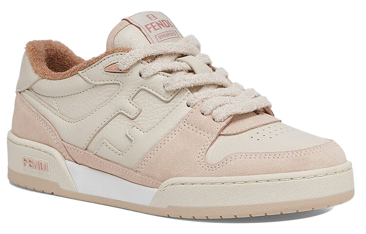 (WMNS) FENDI Match Low Top Suede 'Pink Beige' 8E8252AHH2F1FHT