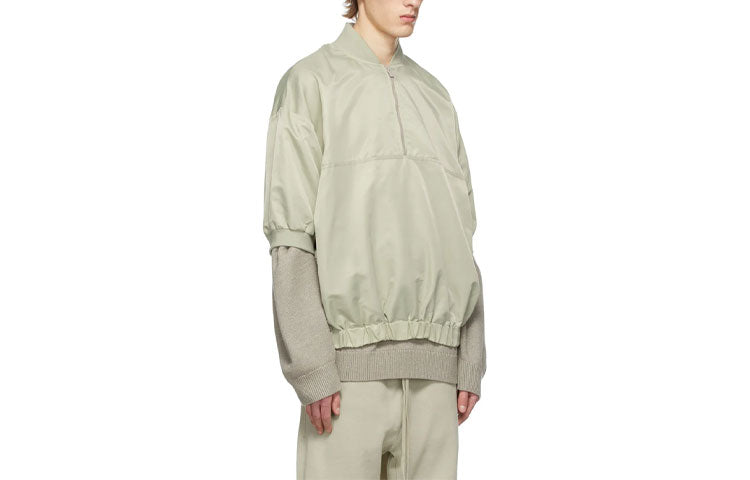 Fear of God Essentials SS22 Green Nylon Jacket Seafoam FOG-SS22-580