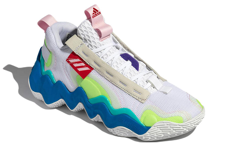 adidas Exhibit B Wear-resistant Non-Slip White Green Blue GZ9552