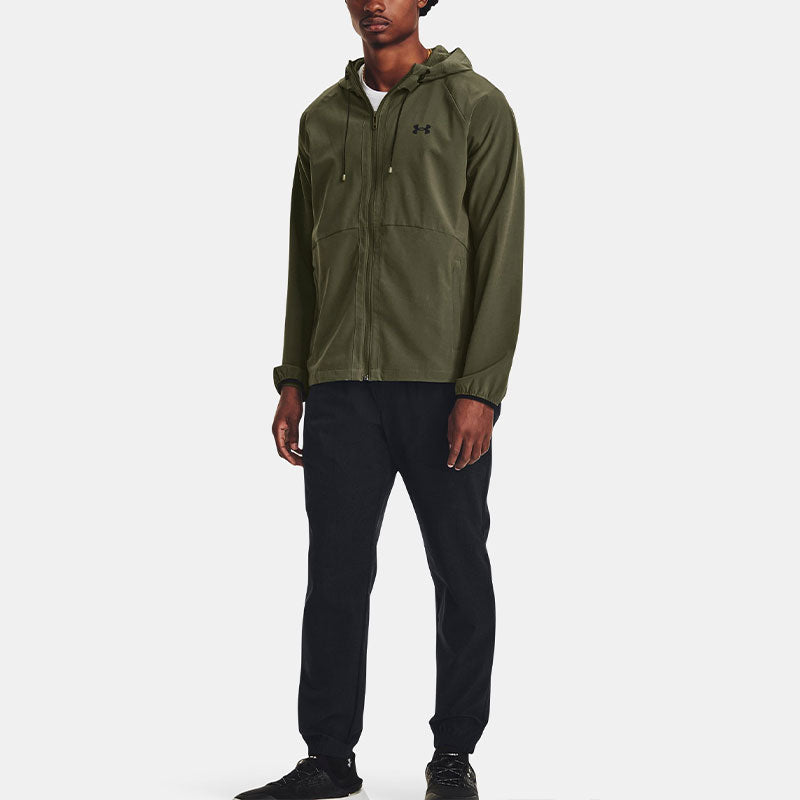 Under Armour Stretch Woven Printed Joggers 'Black' 1379682-001