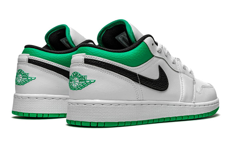 (GS) Air Jordan 1 Low 'White Lucky Green' 553560-129
