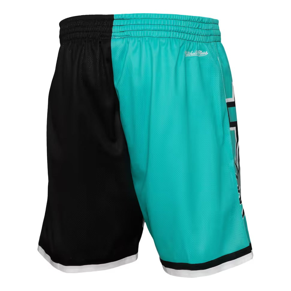 Mitchell & Ness x NBA Big Face Fashion Shorts 5.0 'San Antonio Spurs' PSHR4851-SASYYPPPBLCK