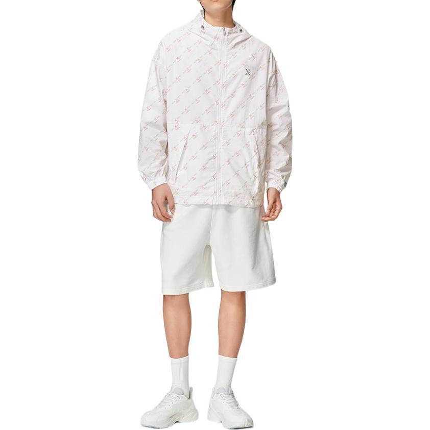 Li-Ning Way Of Wade All-Over Print Windbreaker 'White' AFDS383-2