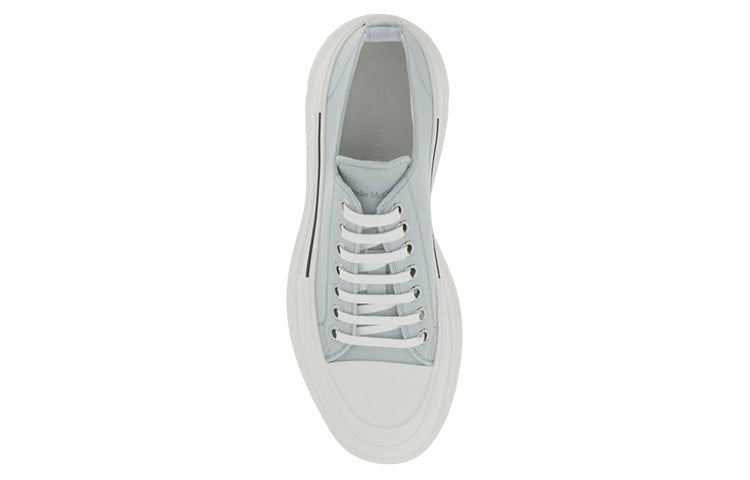 Alexander McQueen Tread Slick Lace Up Shoes 'Light Blue White' 705660W4V414589
