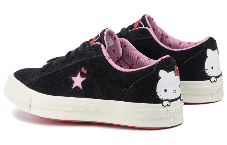 Converse Hello Kitty x One Star Suede Low 'Black' 162938C
