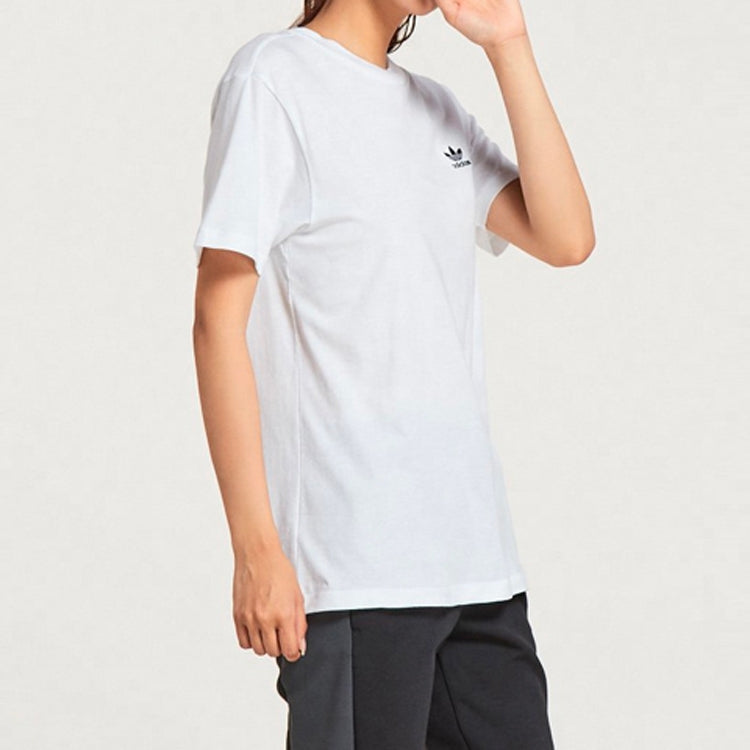 (WMNS) adidas originals Pullover Round Neck Short Sleeve White CE1667