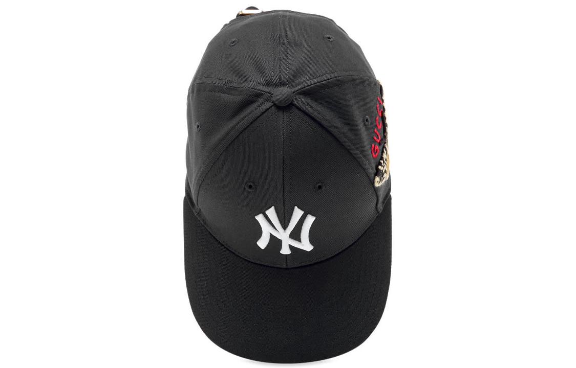 Gucci NY Yankees Embroidered Butterfly Baseball Hat 'Black' 538565-4HE20-1000