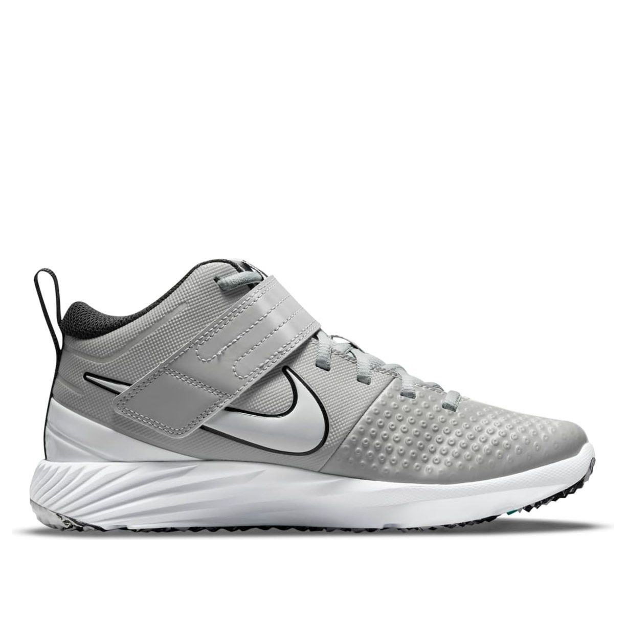 (GS) Nike Force Trout 7 Turf 'Light Smoke Grey Dynamic Turquoise' DC9217-023