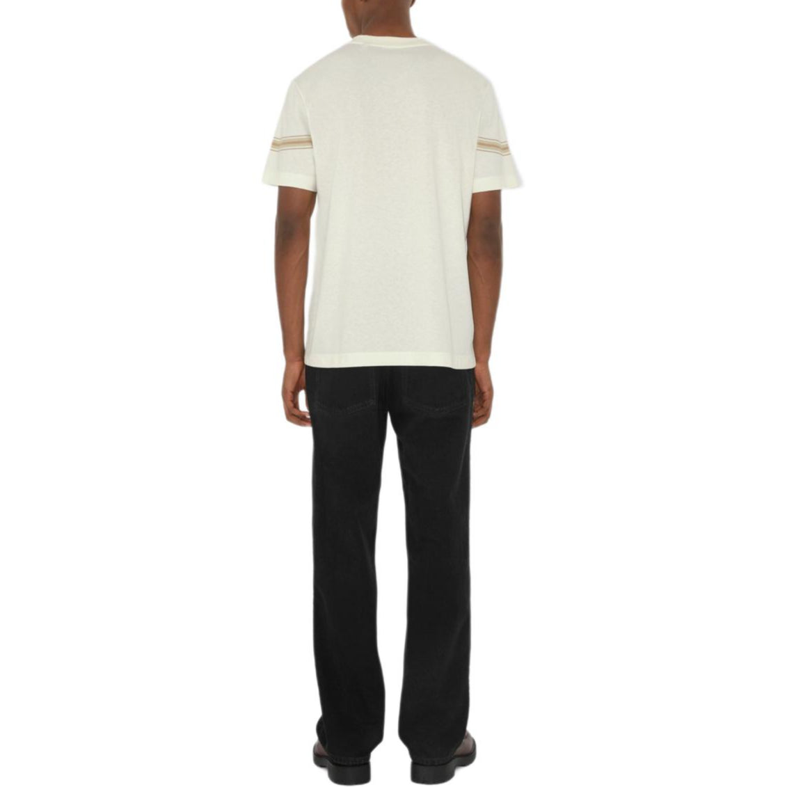 Burberry 25 Striped Cotton T-shirt' Beige' 81040511
