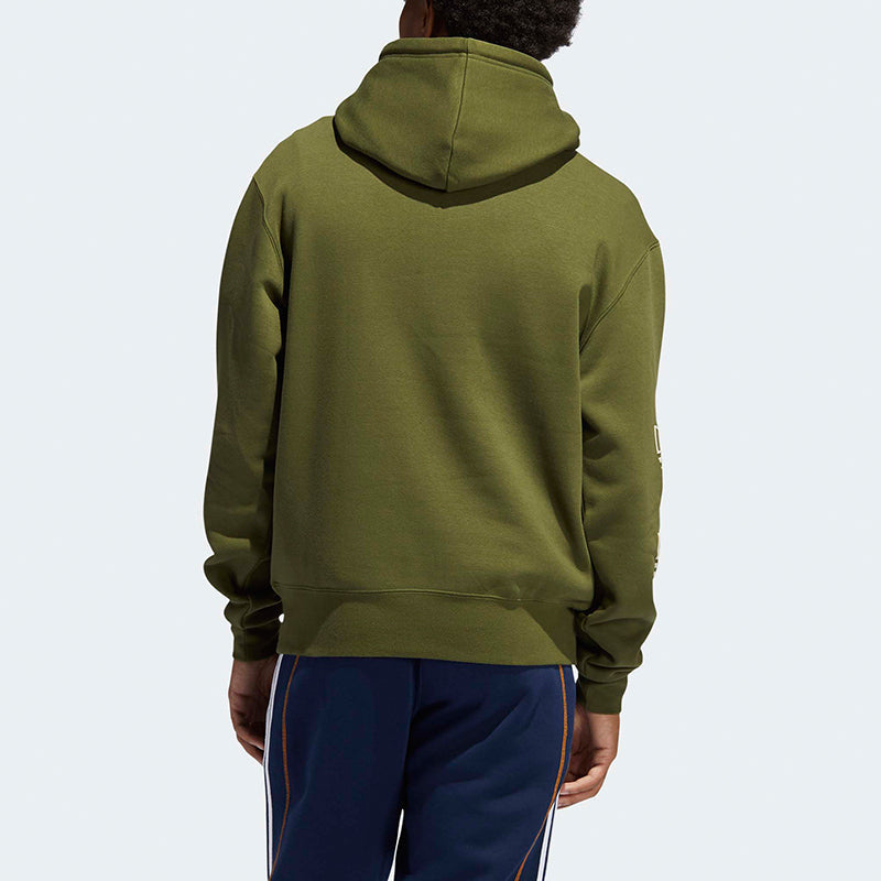 adidas originals Casual Sports hooded Pullover Green GN3865