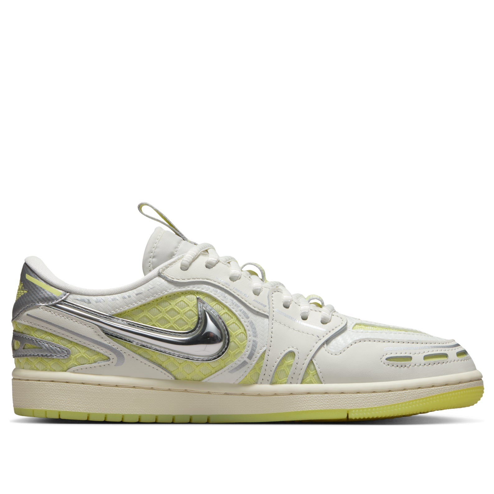 (WMNS) Air Jordan 1 Low Method of Make V3 'Sail Luminous Green' HQ2186-130