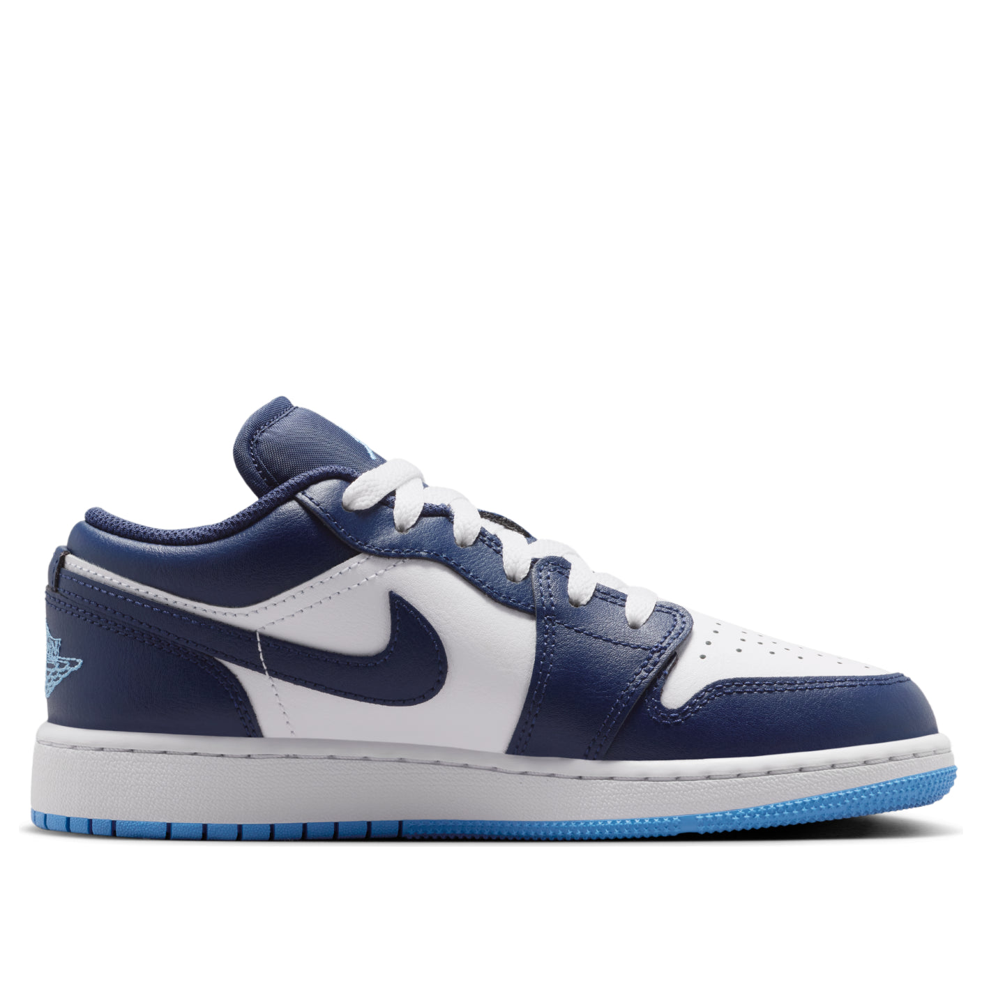 (GS) Air Jordan 1 Low 'Midnight Navy University Blue' 553560-404