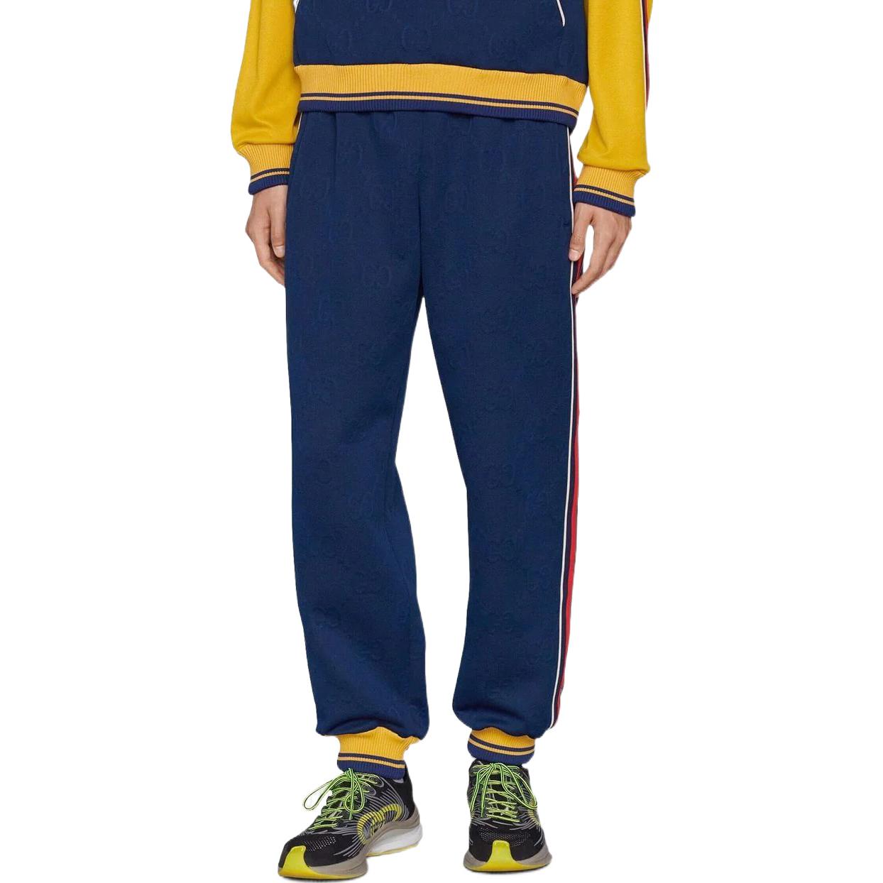 Gucci GG Jacquard Jogging Pant 'Blue' 675143-XJDVX-4463