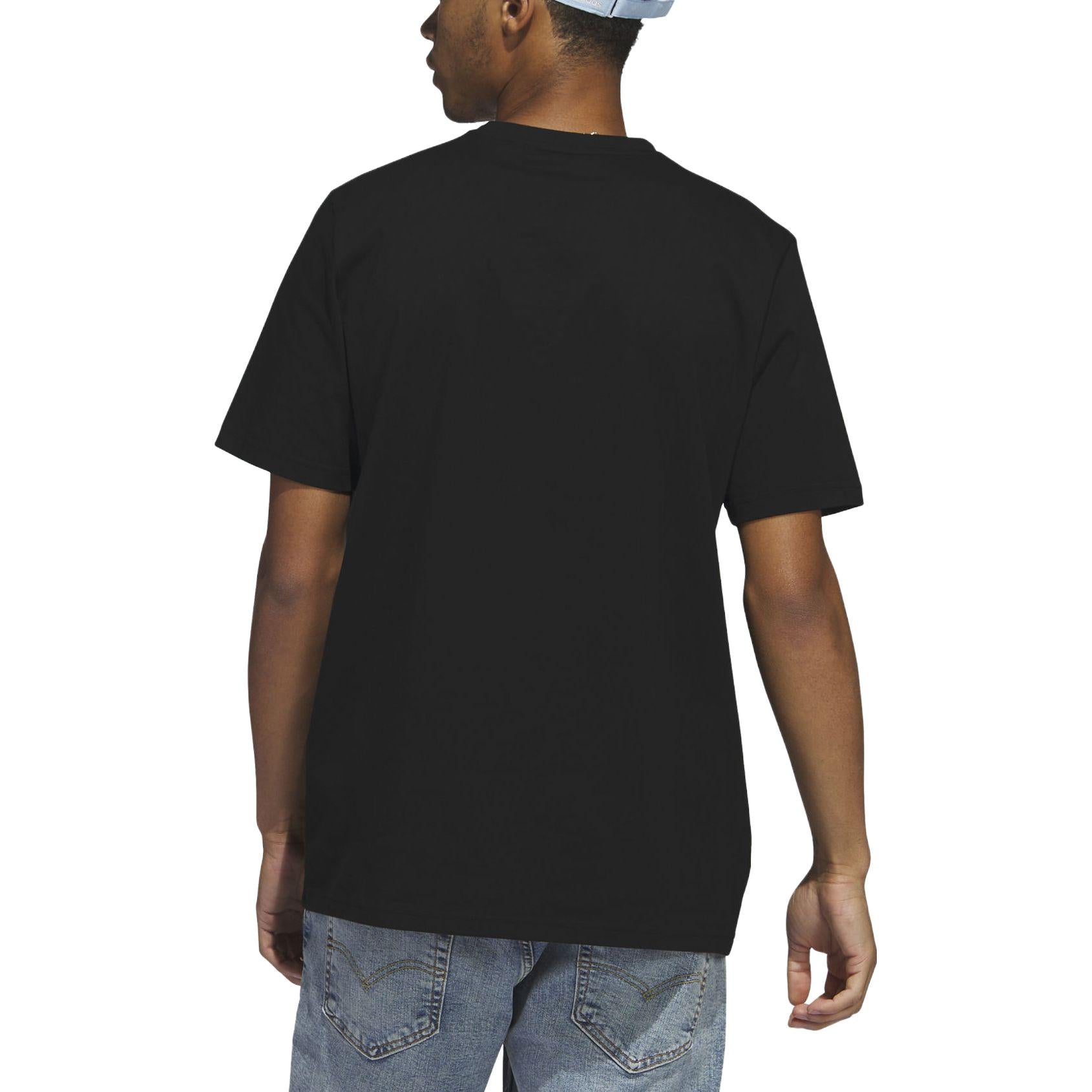 adidas Sportswear Block Graphic Tee 'Black' IC1682