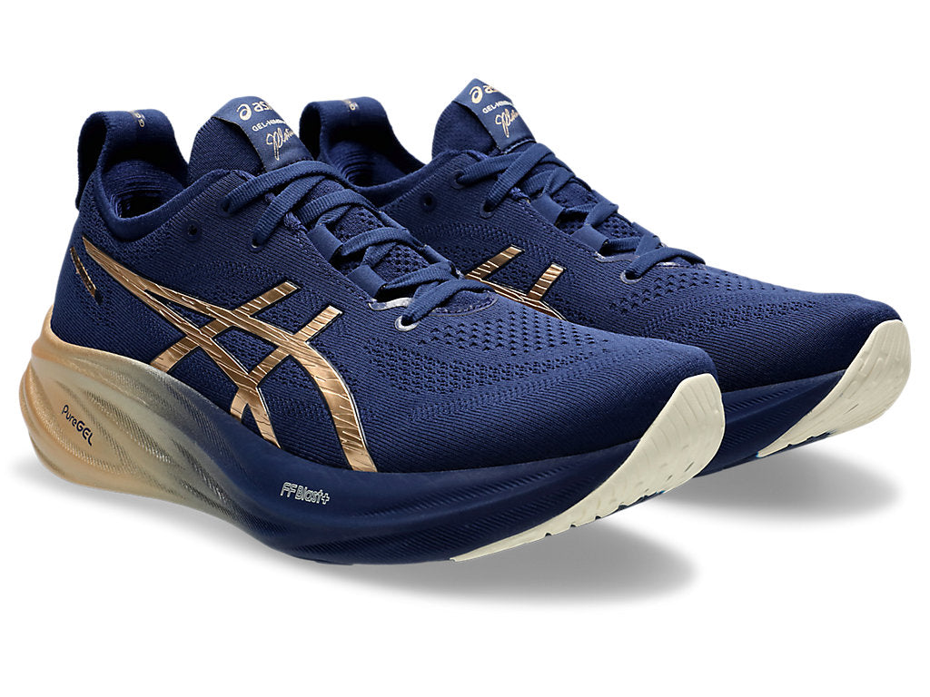ASICS Gel-Nimbus 26 Sneakers 'Navy Silver Gold' 1011B946-400