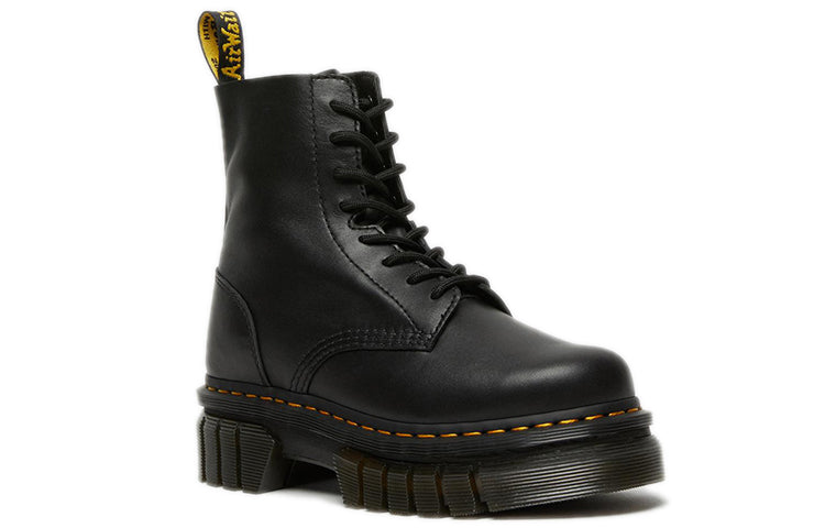 (WMNS) Dr. Martens Audrick Nappa Lux Platform Ankle Boots 'Black' 27149001
