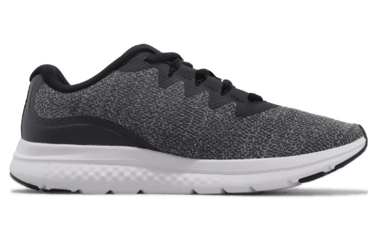 (WMNS) Under Armour Charged Impulse 3 Knit Shoes 'Black Grey' 3026686103