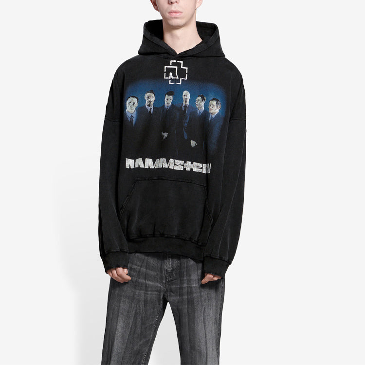 Balenciaga Rammstein Germany Band Crossover Unisex Black 651799TLV531000