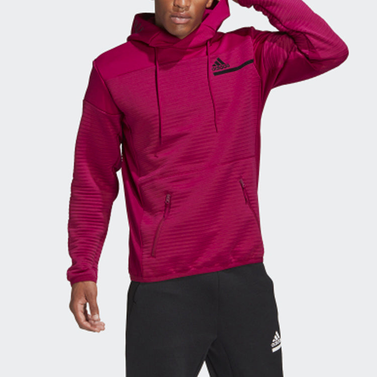 adidas Mzne Coldrdy Po Sports Pullover Hoodie Red FS7214
