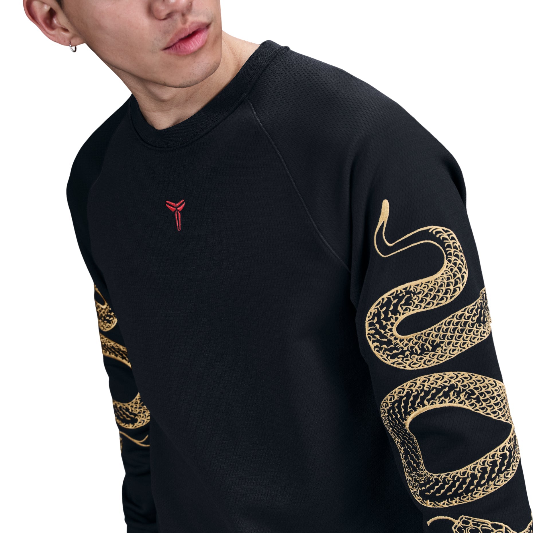 Nike Kobe Therma-FIT Basketball Crew Asia Sizing 'Black' HQ4698-010