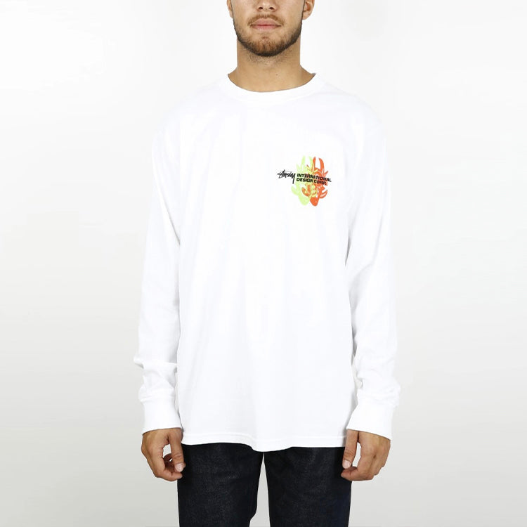 Stussy Great Future LS Tee Poster Pattern Long Sleeves Unisex White 1994444-WHITE