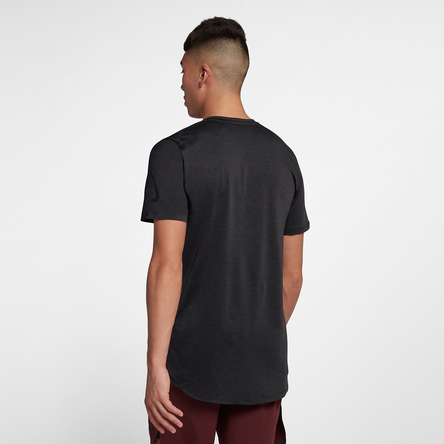 Nike Dri-Fit Solid Color Short-sleeved T-shirt 'Black' 928016-010