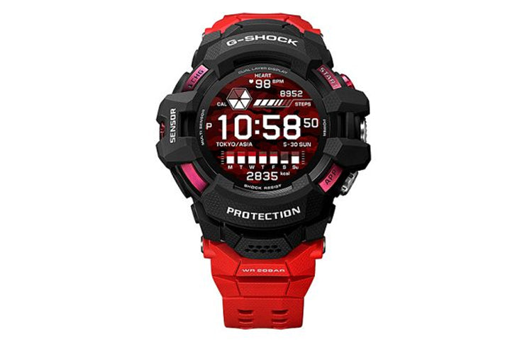 CASIO G-Shock Digital 'Black Red' GSW-H1000-1A4