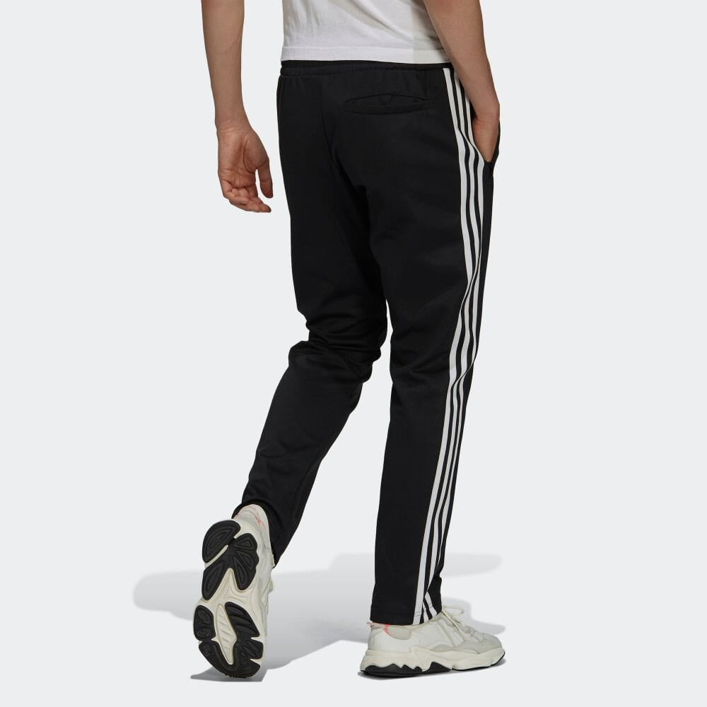 adidas originals Solid Color Stripe Logo Straight Casual Sports Pants/Trousers/Joggers Unisex Black H09115