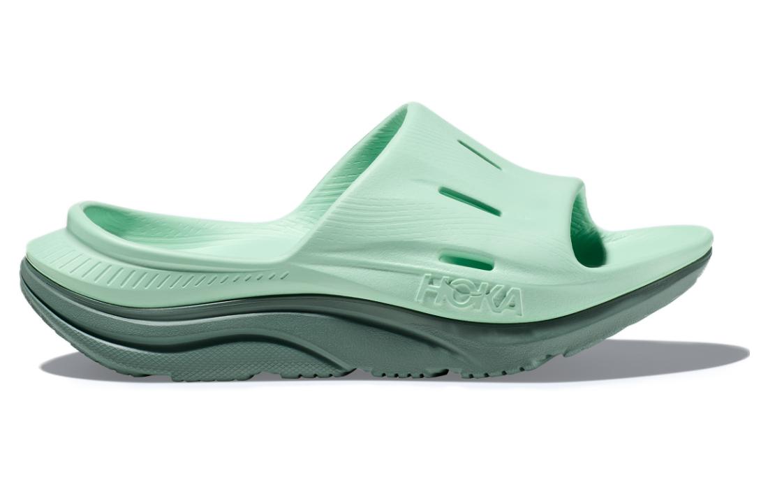 HOKA ONE ONE Ora Recovery Slide 3 'Mist Green Trellis' 1135061-MGTR