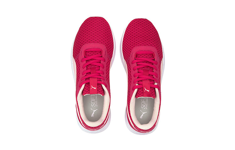 (GS) PUMA ST Activate Low Top Running Shoes Red/White 369069-12