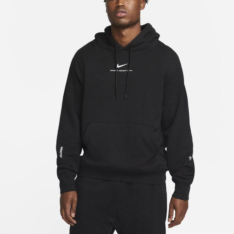 Nike x NOCTA Drake Minimalistic Logo Hoodie 'Black' DV3911-010