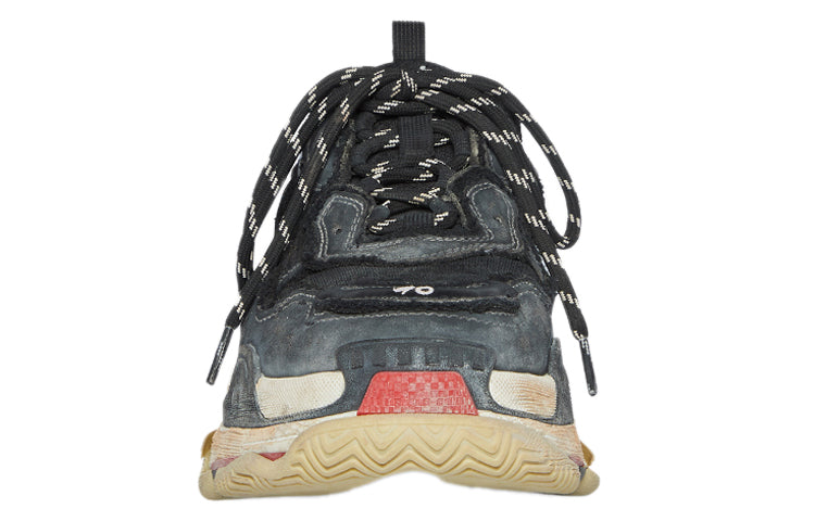 (WMNS) Balenciaga Triple S 'Black' 524037W3CS11061