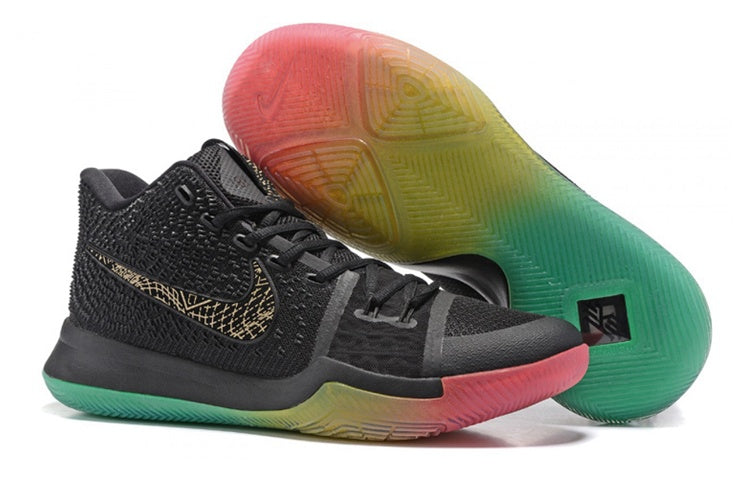 Nike Kyrie 3 iD 'Black Red Green' AA2245-991