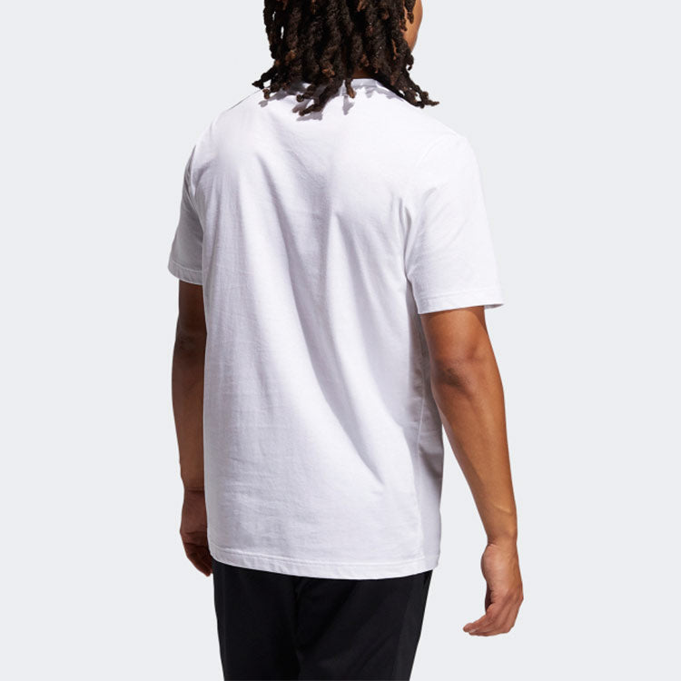 adidas Panda Tee Short-sleeved Sportswear Casual Breathable White GN5147