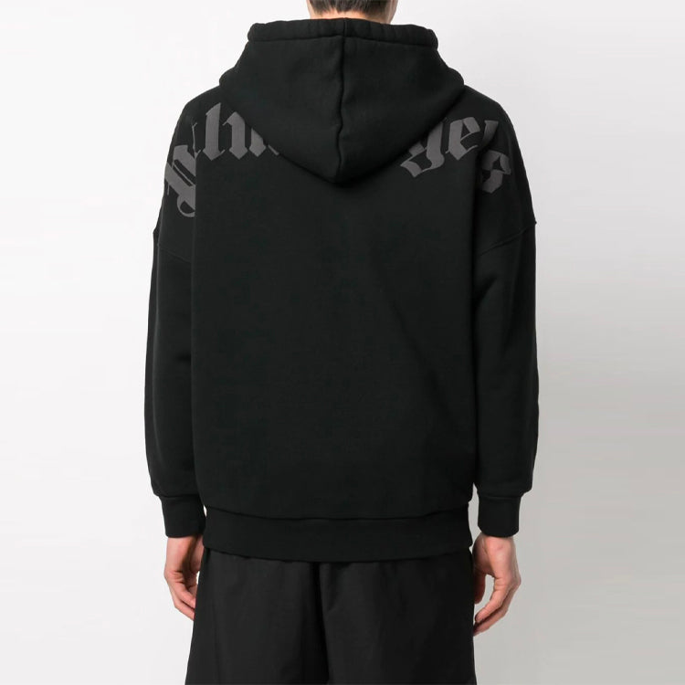 Men's PALM ANGELS SS21 Logo Pattern Printing Black PMBB036R21FLE0021010