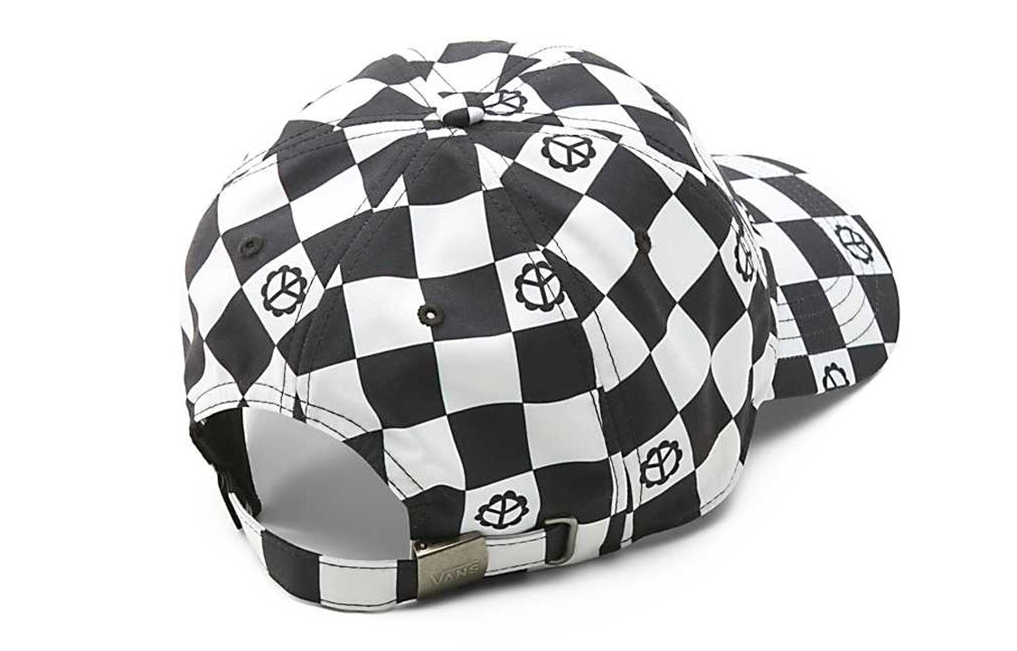 (WMNS) Vans Court Side Printed Hat 'White Black' VN0A34GRY0J