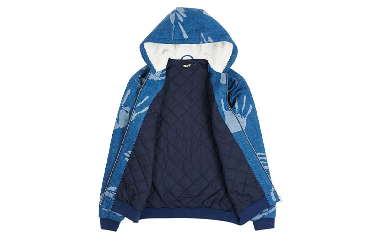 PALACE Active Bredda Printing hooded Jacket Unisex Blue PAL-FW20-097