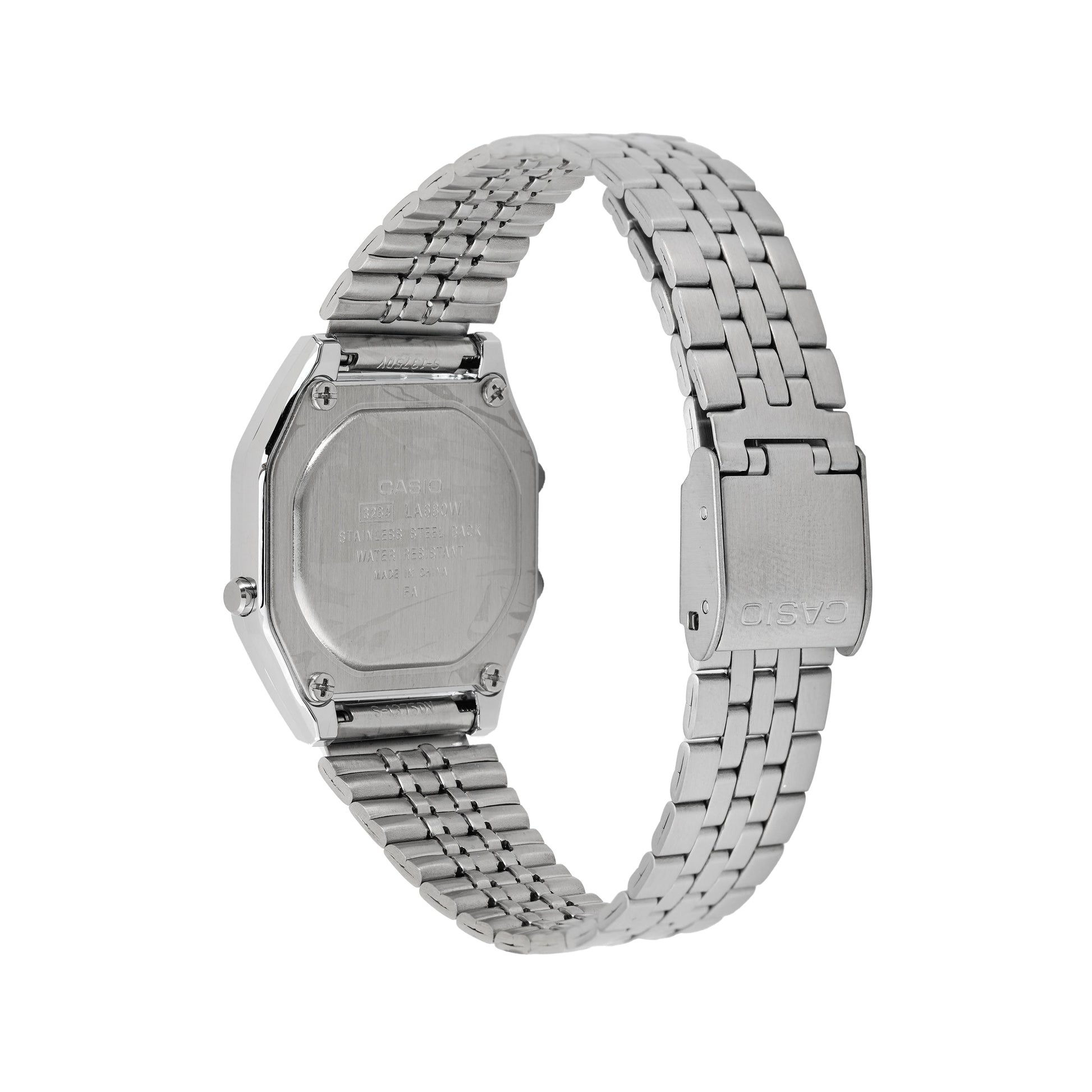 CASIO Waterproof Sports Mens White Digital LA680WA-7D