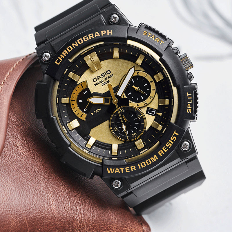 CASIO G-Shock Analog-Digital 'Black Gold' MCW-200H-9A&BA-110-1A