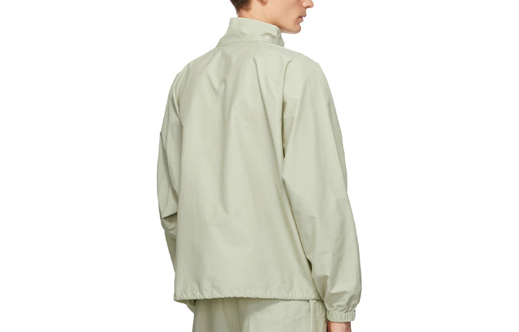 Fear of God Essentials FW20 Half-Zip Track Jacket Sage FOG-FW20-191