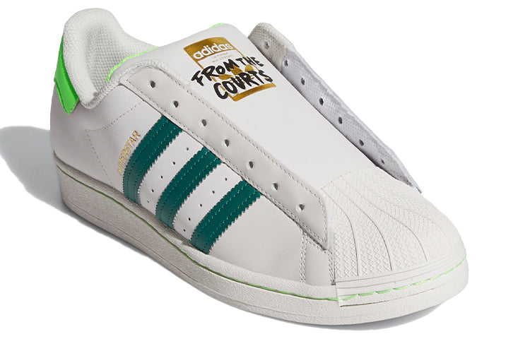 adidas Superstar Laceless 'Grey Collegiate Green' FV2804