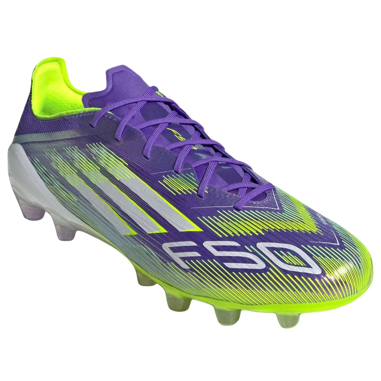 adidas F50 Elite HG/AG 'Purple Rush Cloud White Lucid Lemon' JH7645