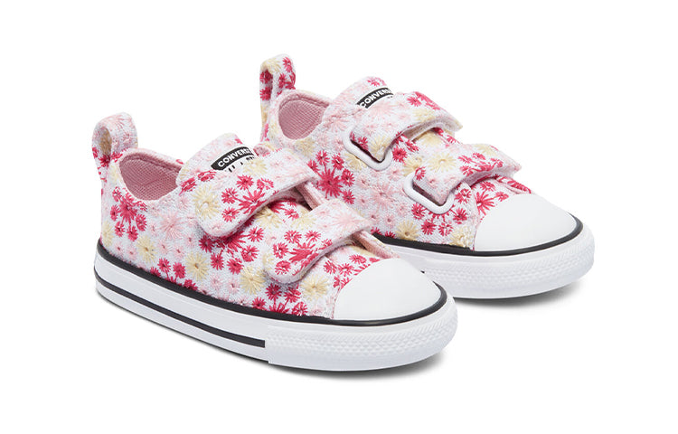 (TD) Converse Chuck Taylor All Star Low Top Embroidery Pink/Yellow 771288C